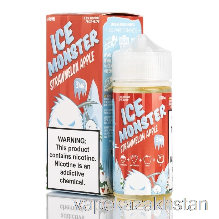 Vape Kazakhstan ICE Strawmelon Apple - Ice Monster - 100mL 6mg